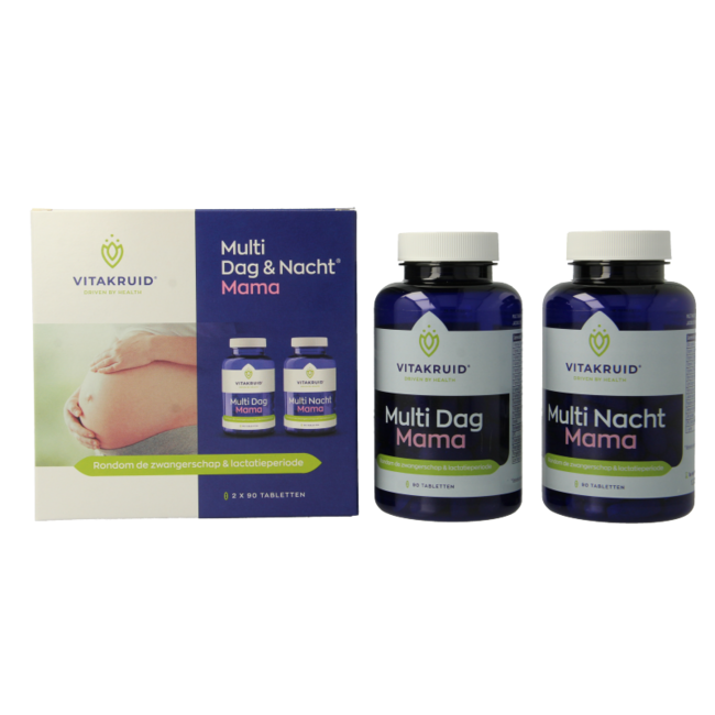 Multi Dag & Nacht Mama 100% Vegan 2 x 90 180 Tabletten