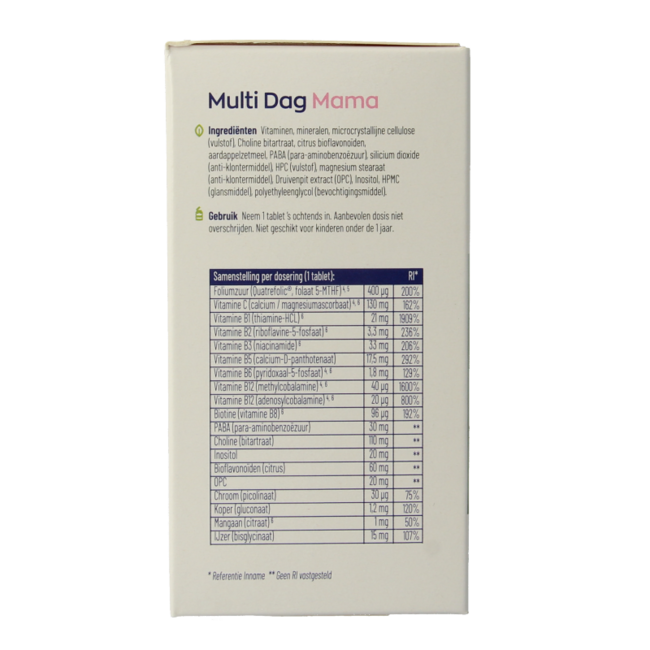 Multi Day & Night Mum 100% Vegan 2 x 90 180 Tablets