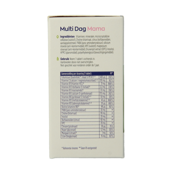 Multi Dag & Nacht Mama 100% Vegan 2 x 30 60 Tabletten