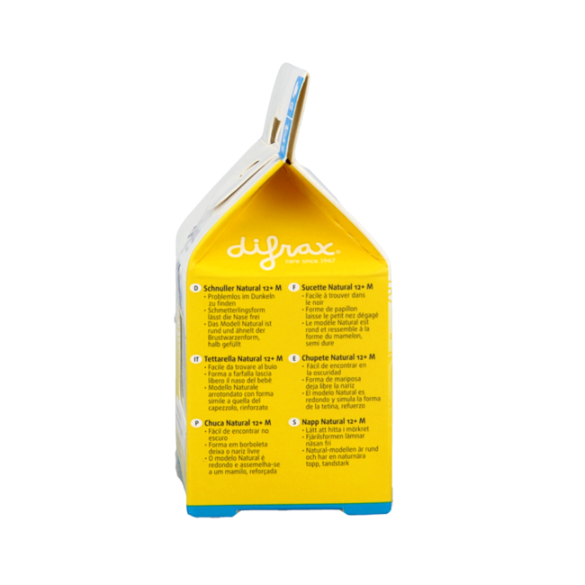 Smoczek Difrax Natural 12+ miesięcy noc, 1 sztuka