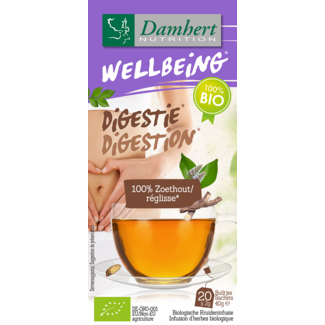 Damhert Damhert Tea time infusion réglisse bio 20 sachets