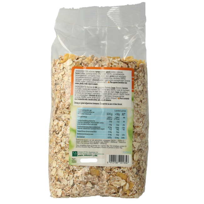 Damhert Fibre fit muesli 600 Gramos