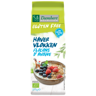 Damhert Damhert Havervlokken glutenvrij bio 275 Gram