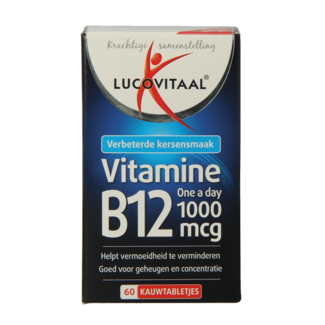 Lucovitaal Vitamina B12 1000mcg 60 comprimidos masticables