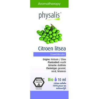 Physalis Physalis Citroenlitsea bio 10 mililitros