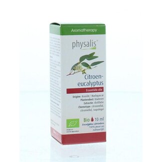 Physalis Physalis Organic Lemon Eucalyptus 10 Millilitres
