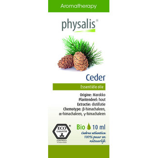 Physalis Organic Cedar 10 Millilitres
