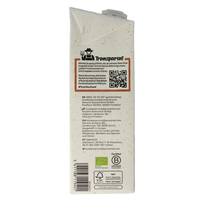 Drink Kokos Mandel Bio 1 Liter