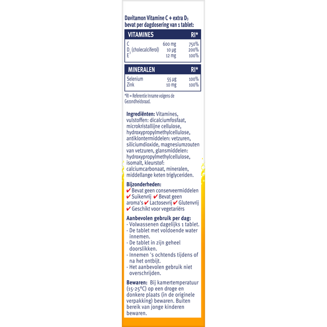 Davitamon Vitamina C liberación prolongada 42 comprimidos