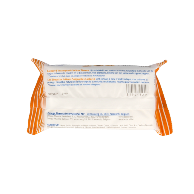 Lactacyd Tissues verzorgend 15 Stuks