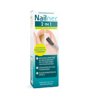 Nailner Nailner 2 w 1 Pędzelek, 5 ml
