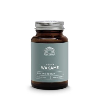 Mattisson Mattisson Wakame 1000 mg contient de l'iode 60 gélules végétales