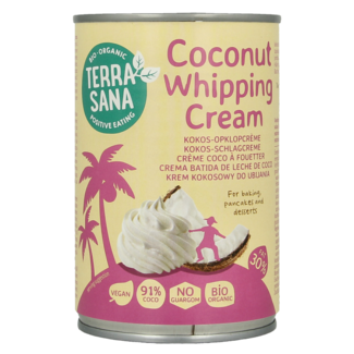 TerraSana TerraSana Coconut milk whipping cream 30% fat organic 400 Millilitres