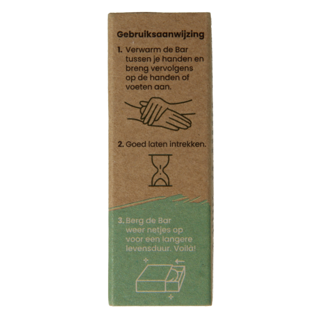 Happysoaps Barre crème mains & pieds Absolute Mint 40 g