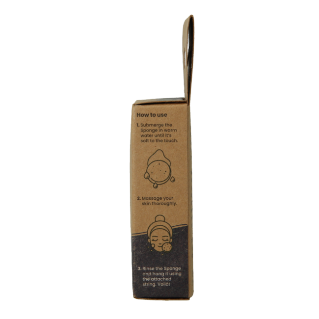 Happysoaps Konjac Schwamm fettige Haut 1 Stück