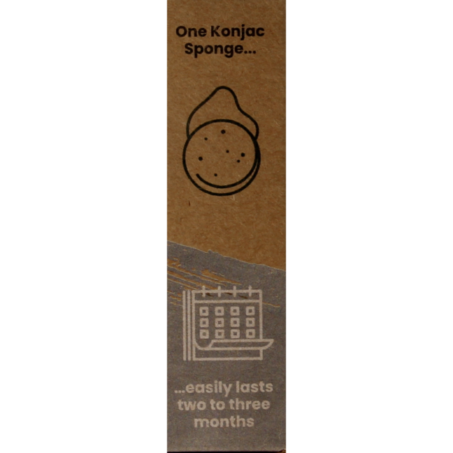 Happysoaps Konjac-Schwamm alle Hauttypen 1 Stück