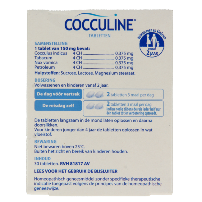 Cocculine 30 Tablets