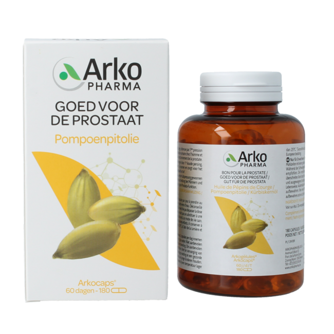Arkocaps Aceite de Semillas de Calabaza 180 cápsulas