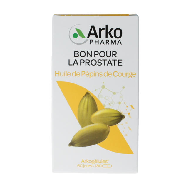 Arkocaps Aceite de Semilla de Calabaza 180 Cápsulas