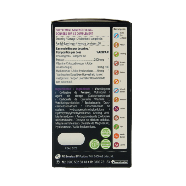 Lucovitaal Collagen pure marine 60 Tablets