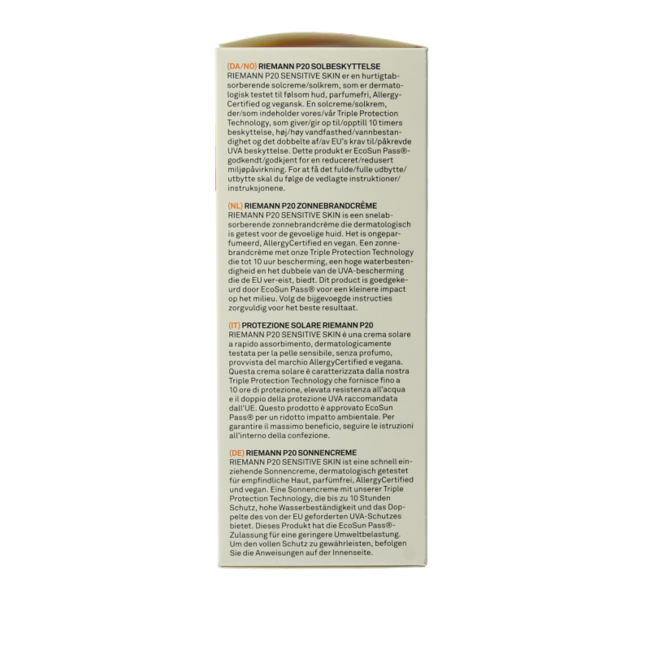 P20 Sensitive loción SPF30 200 mililitros