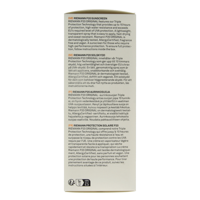 P20 Original Spray LSF 50+ 175 Milliliter