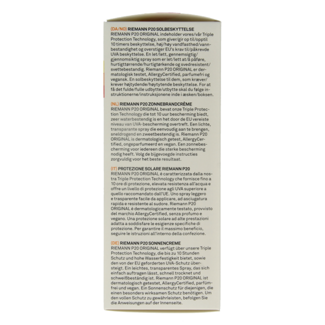 P20 Original spray SPF50+ 175 mililitrów