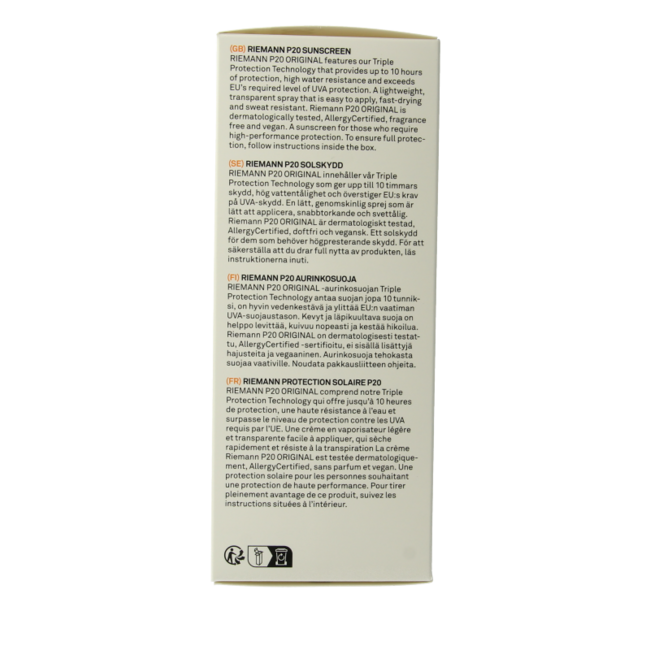 P20 Original spray SPF30 175 Milliliter