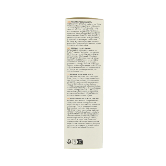P20 Original spray SPF30 85 Millilitres