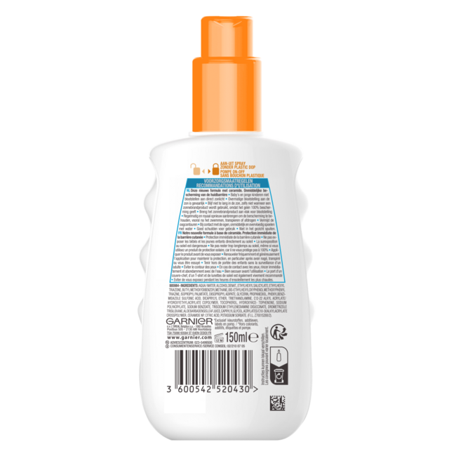Ambre Solaire Sensitive Spray SPF50+ 150 mililitros