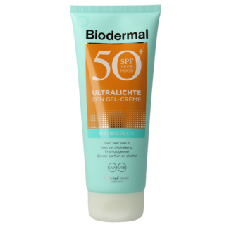 Biodermal Biodermal Gelcreme ultralicht SPF50+ 200 Milliliter
