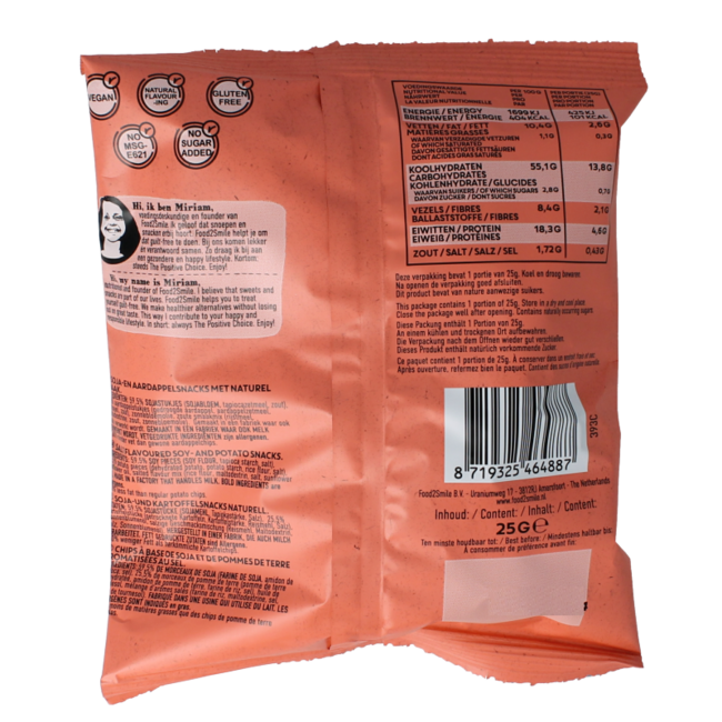 Food2Smile Popped chips classic 25 gramów