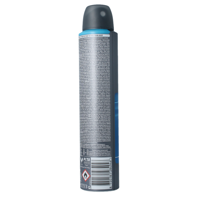 Déodorant spray Dove Men+Care Clean Comfort 200 millilitres