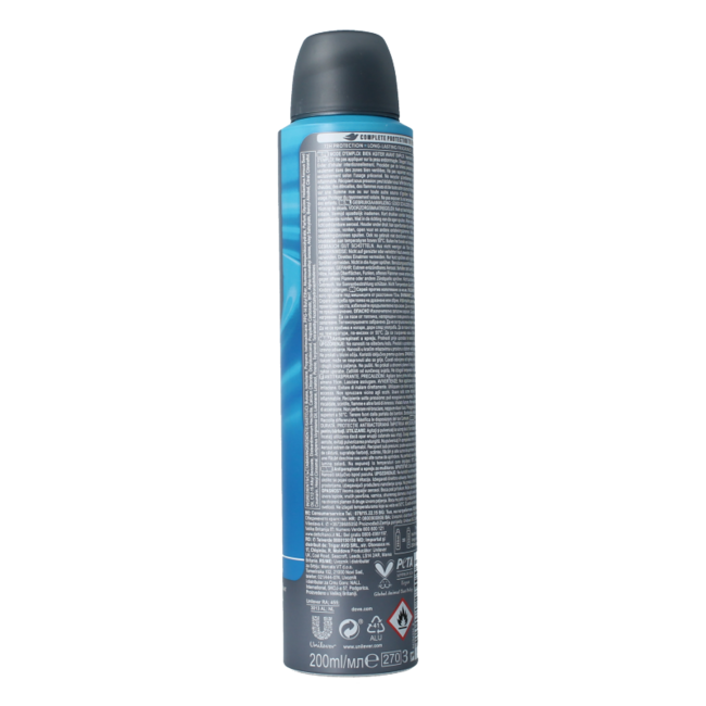 Dove Deodorante spray uomo + cura Clean Comfort 200 Millilitri