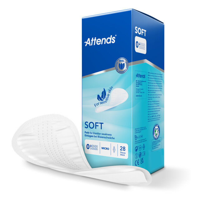 Wkładka Attends Soft Micro 0, 28 sztuk