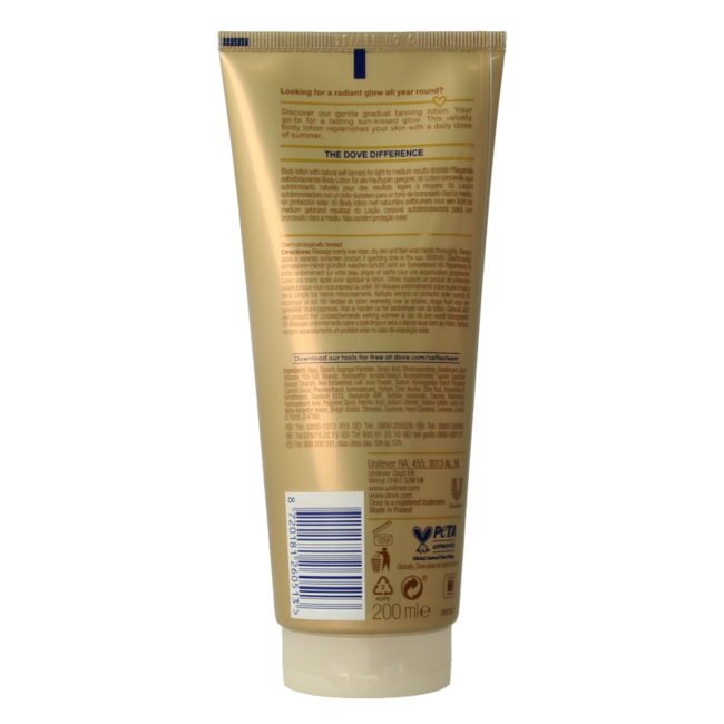 Dove Summer Fair Lotion 200ml