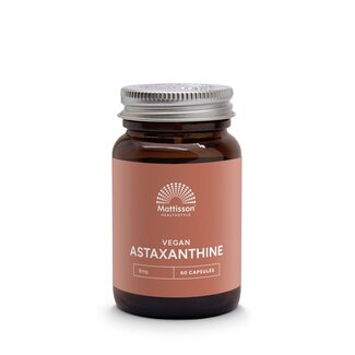 Mattisson Astaxantina vegana 8mg 60 Cápsulas vegetarianas