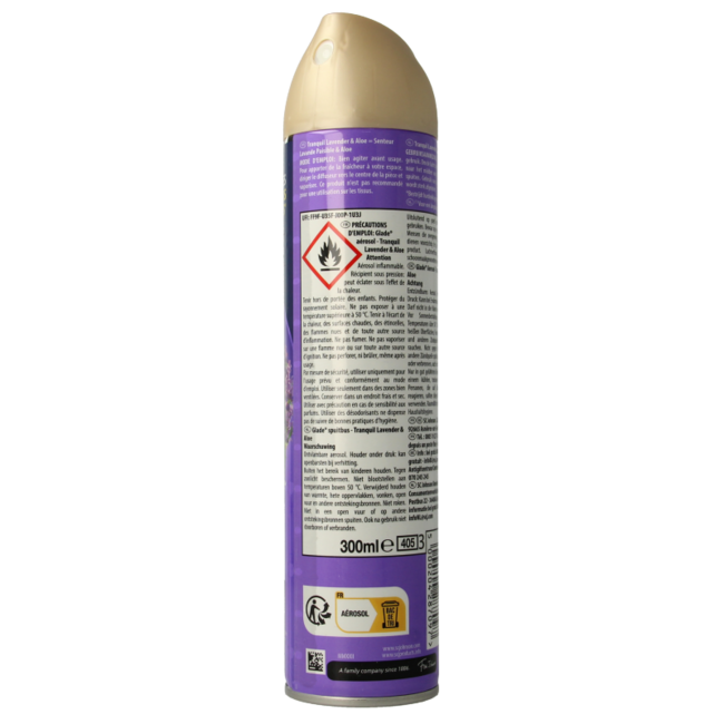 Glade Aerosol tranquil lavender & aloe 300 Millilitres