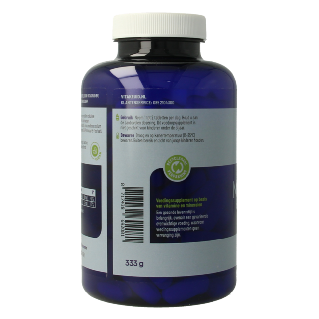 Magnesium 150 Malaat met Vitamine B6 (P-5-P) 180 Tabletten