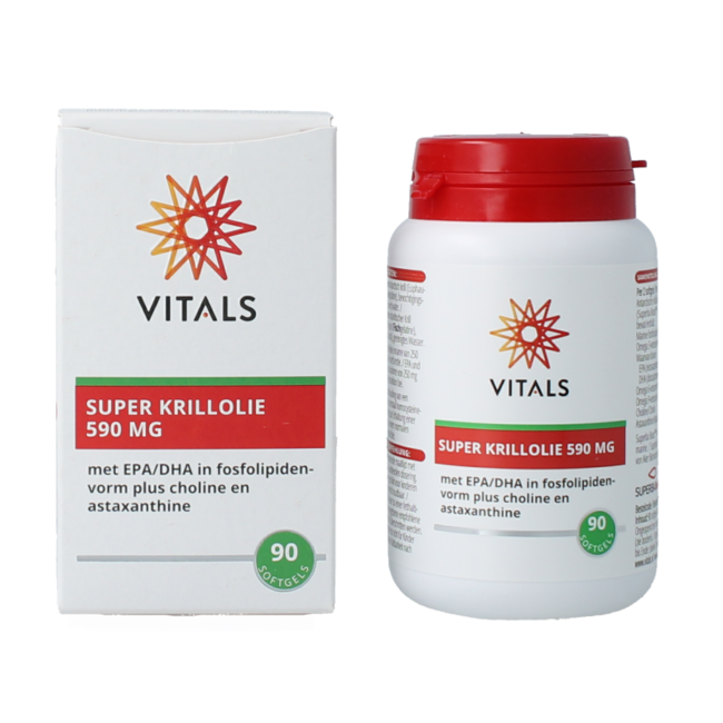 Vitals Super olej z kryla 590 mg, 90 kapsułek softgel