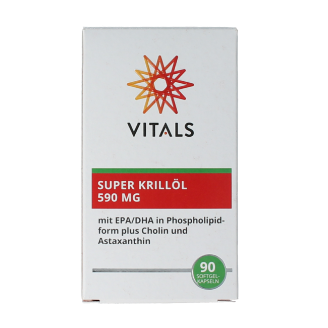 Vitals Super Krillöl 590mg 90 Softgels