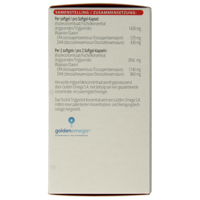 Vitals EPA/DHA Ultra pure 1000mg 60 cápsulas blandas