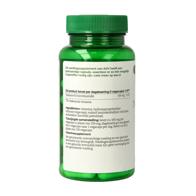 211 Nicotinamide 500mg 60 kapsułek wegetariańskich