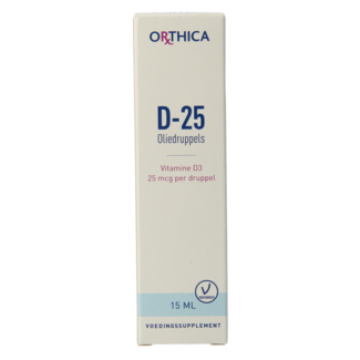 Orthica Gotas de aceite Vitamina D-25 15 mililitros