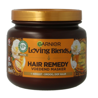 Garnier Garnier Loving blends masker  argan & cameliaolie subliem 340 Milliliter