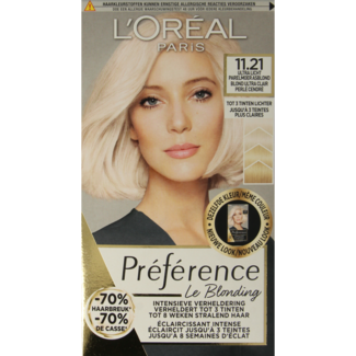 Preference Preference 11.21 Rubio ceniza nacarado ultra claro 1 Set