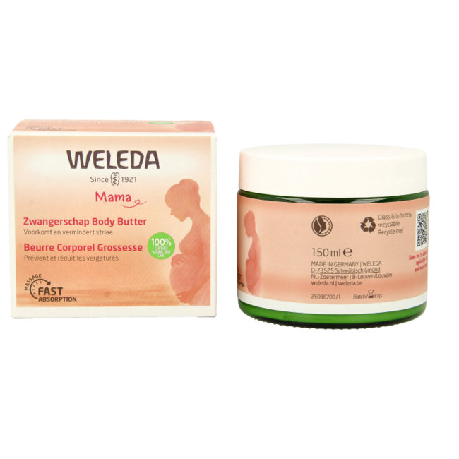 Weleda Body butter zwangerschap 150 Milliliter