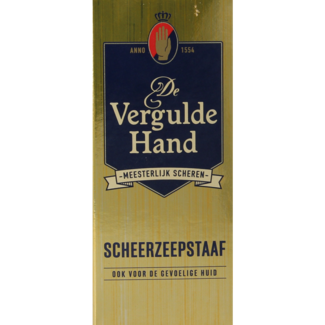 Vergulde Hand Scheerzeepstaaf 75 Gram