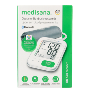 Medisana Medisana Blood Pressure Monitor BU 570 connect upper arm white 1 Piece