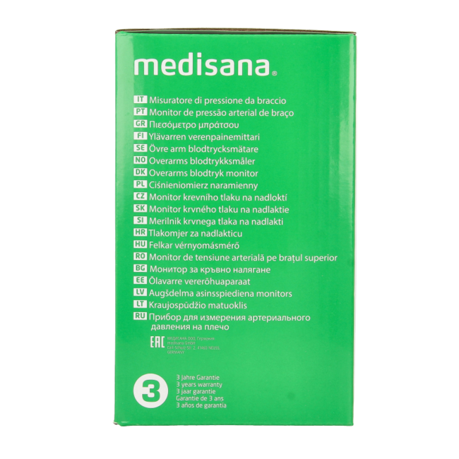 Medisana Blood Pressure Monitor BU 570 connect upper arm white 1 Piece